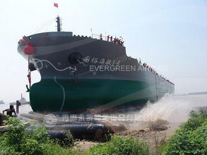 Ship Launching by Evergreen Airbags